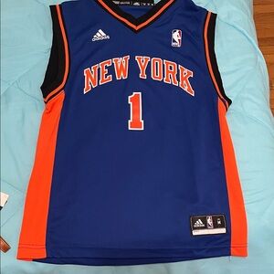 Adidas Kids New York Blue and Orange Jersey